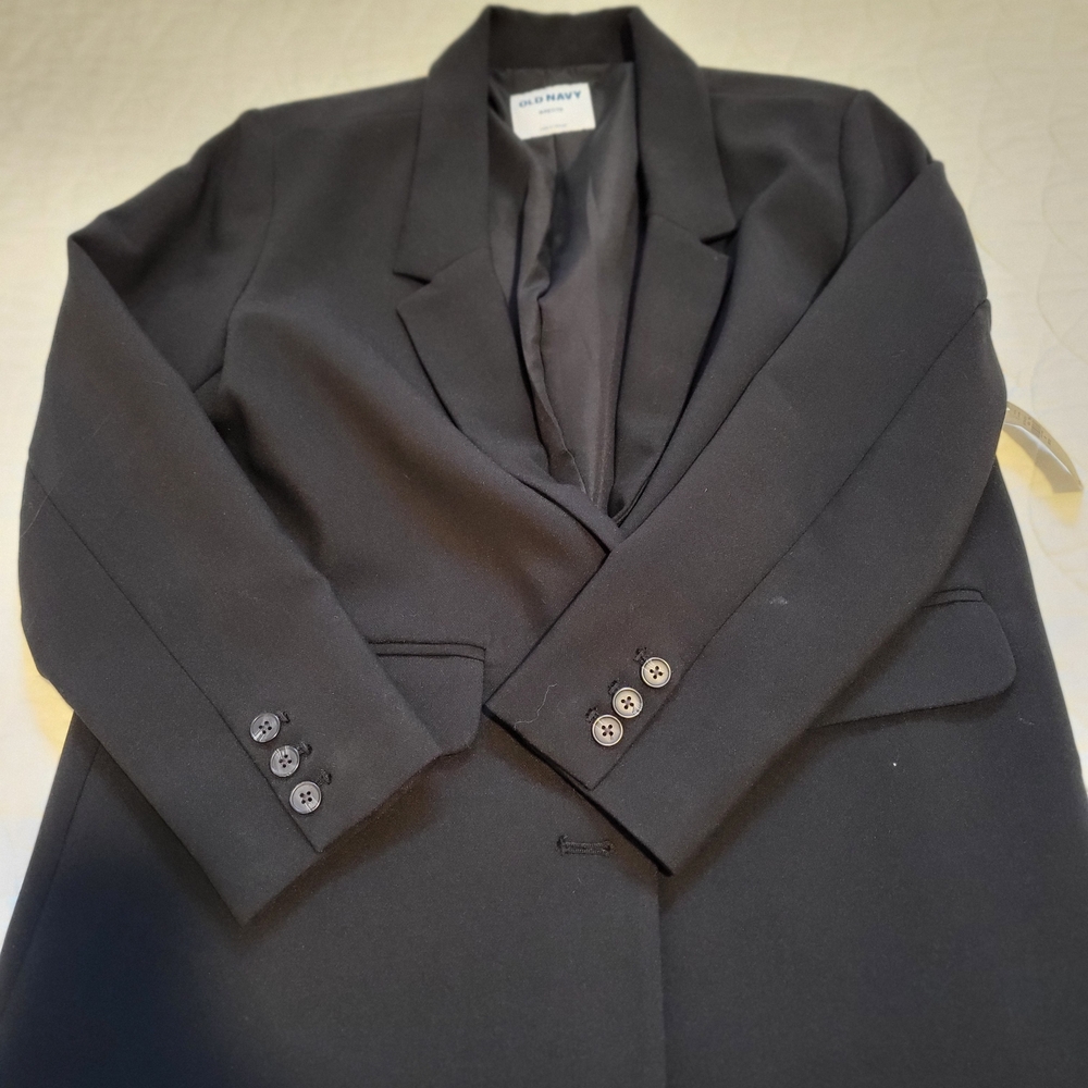 Old Navy Two Piece Black Crepe Suit